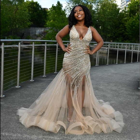 Gold Prom/Beauty Dress